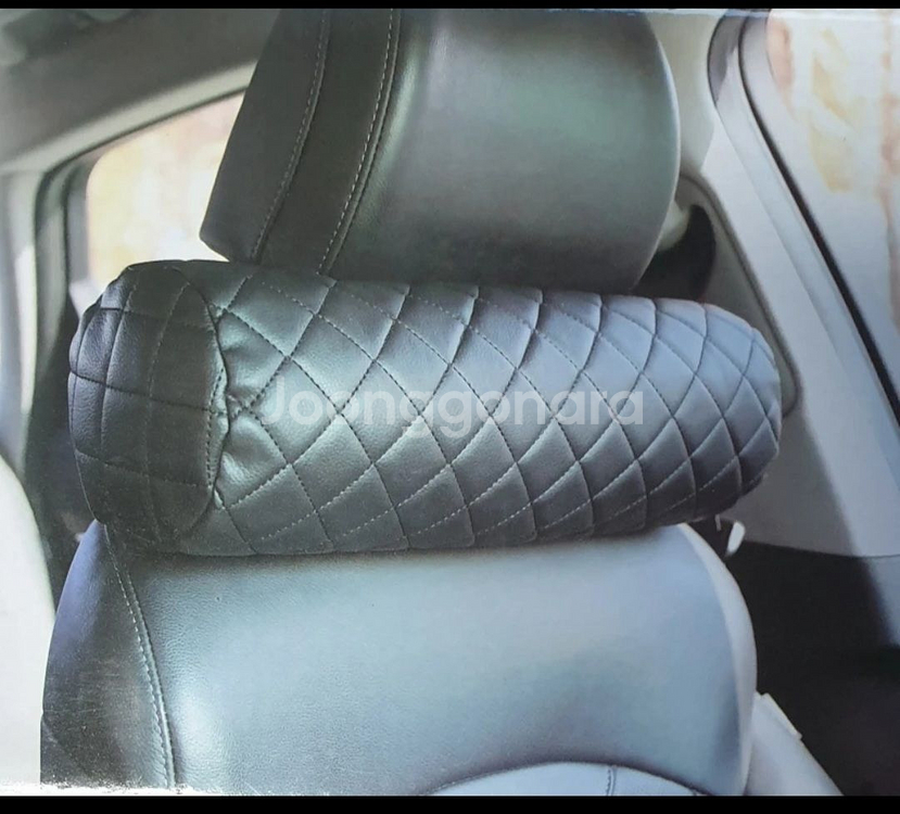 차량용 퀼팅 목쿠션 1P 새상품--0