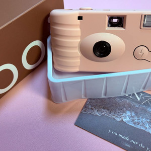 부이 필름 카메라 핑크(컬러 18컷)