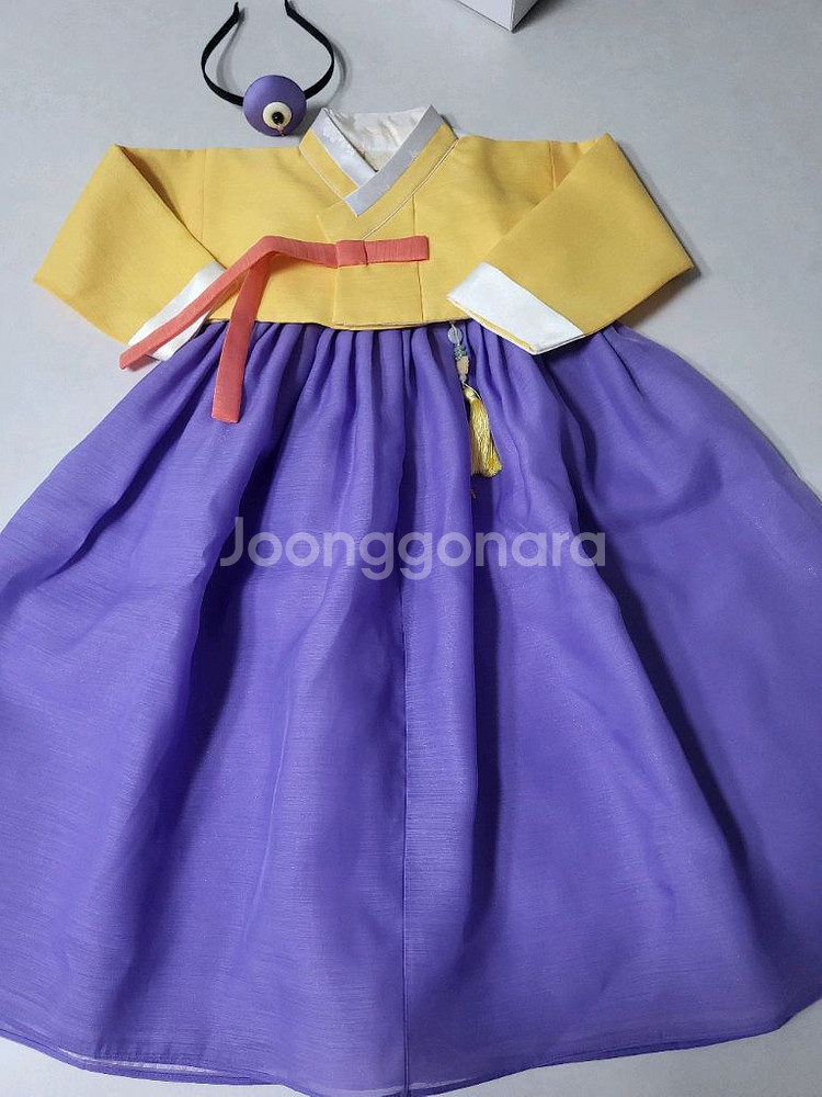 봄빛한복 5호 윤서 머리띠 노리개 세트--0