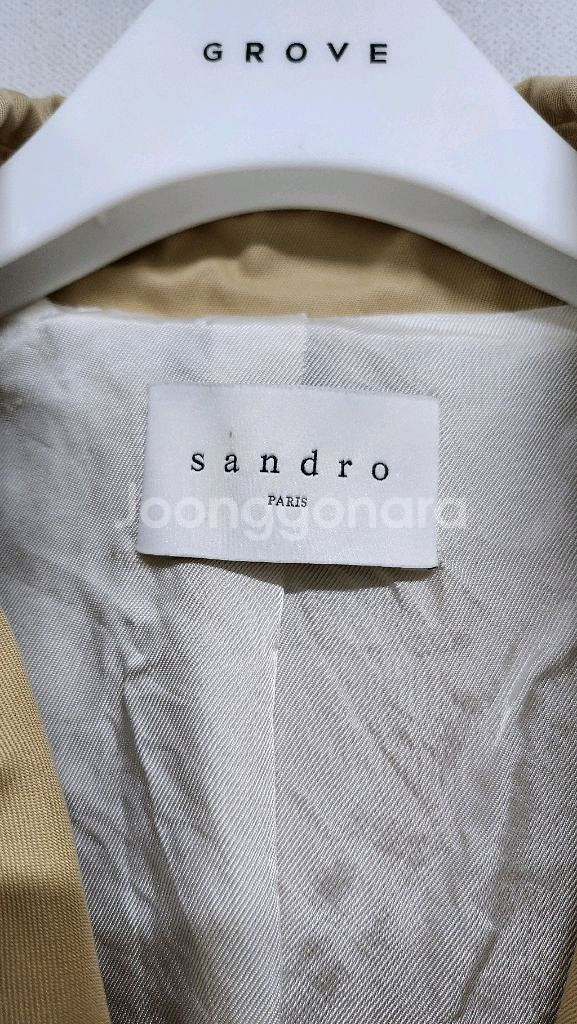 sandro 산드로 트렌치코트 베이지 55 66--2