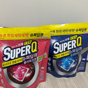 슈퍼딥큐 실내건조 캡슐세제 42개입 6개있어요:)