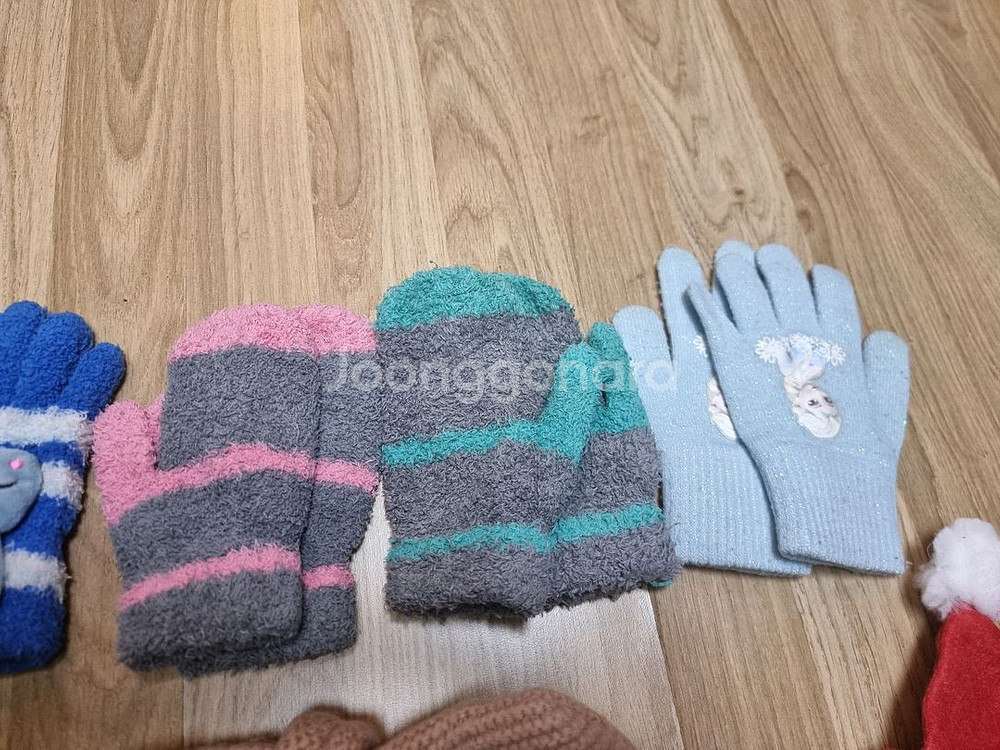 유아 목돌이 장갑 산타모자 일괄--2