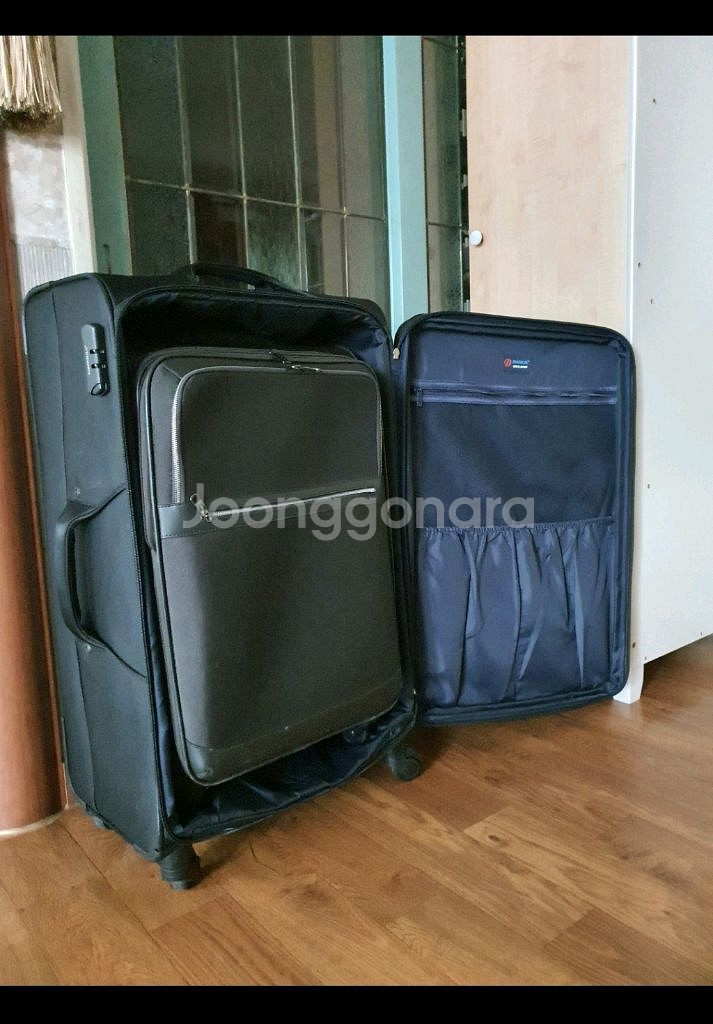 대형케리어4륜바퀴비번장치확대지퍼저렴히4만원케리어및배낭덤--6