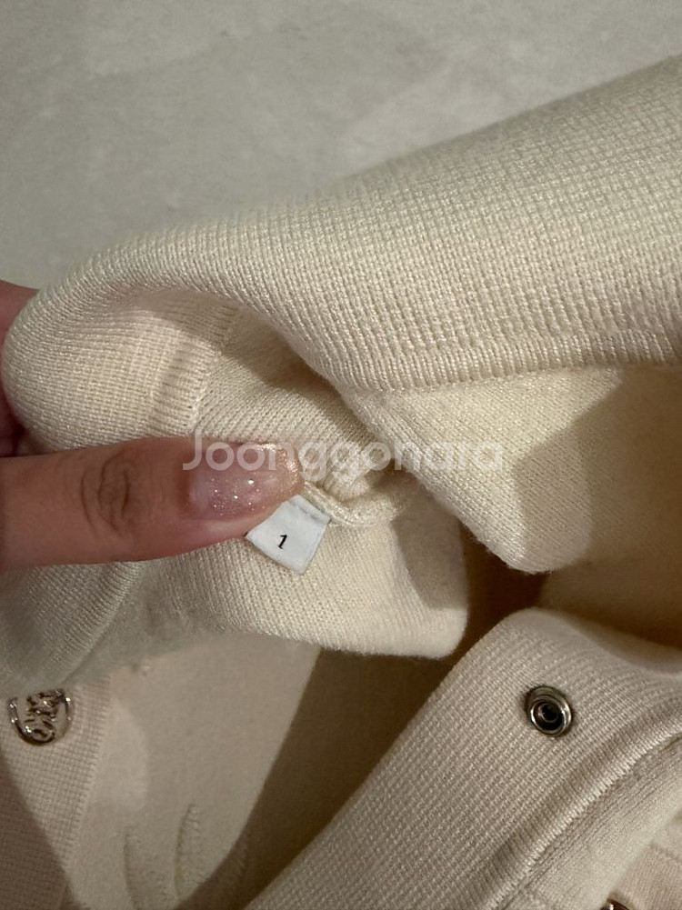 *주말할인* 산드로 자수 가디건 니트자켓--4