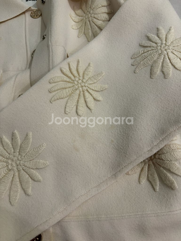 *주말할인* 산드로 자수 가디건 니트자켓--6