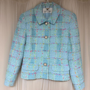 꾸레쥬 파스텔 트위드자켓