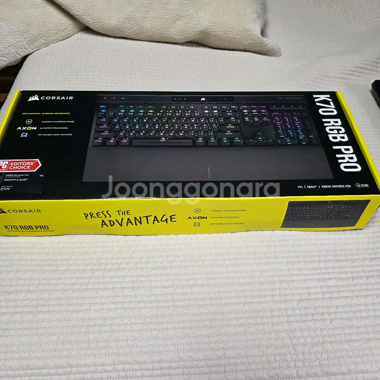 커세어 k70 pro 저소음적축 판매합니다--0