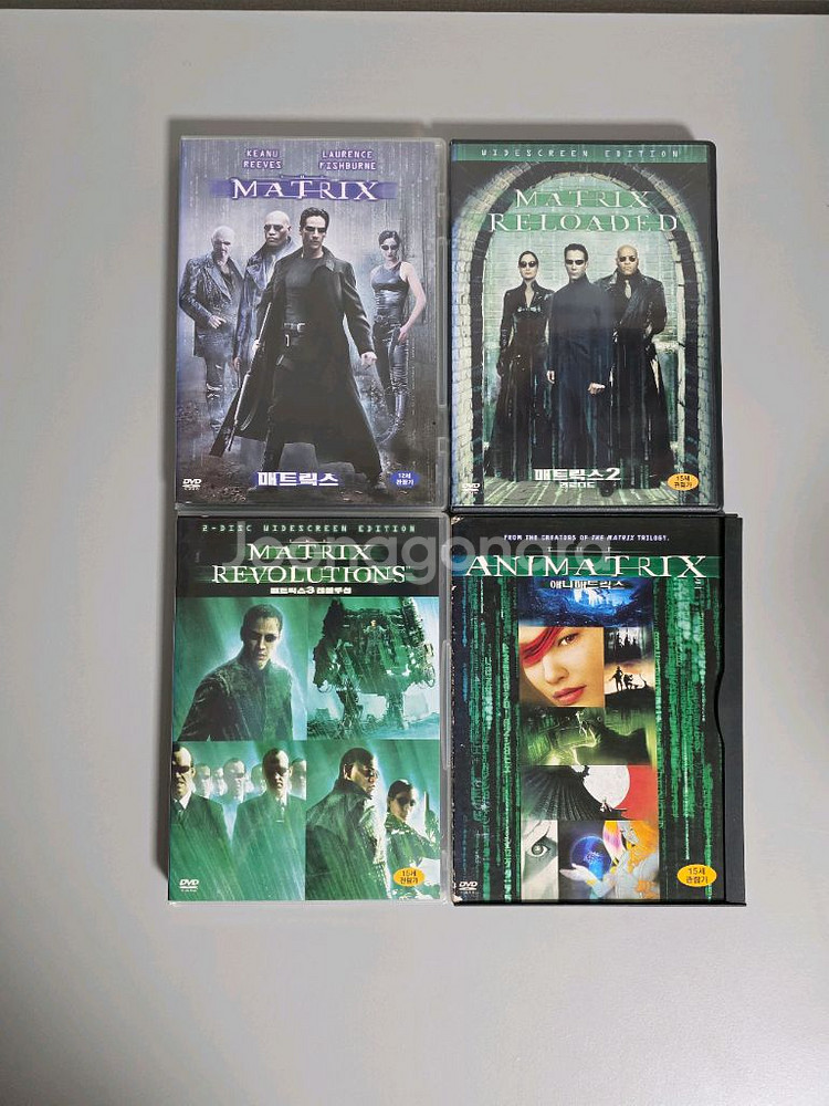 DVD 매트릭스 고전 영화 키아누 리브스 가상현실 SF--0