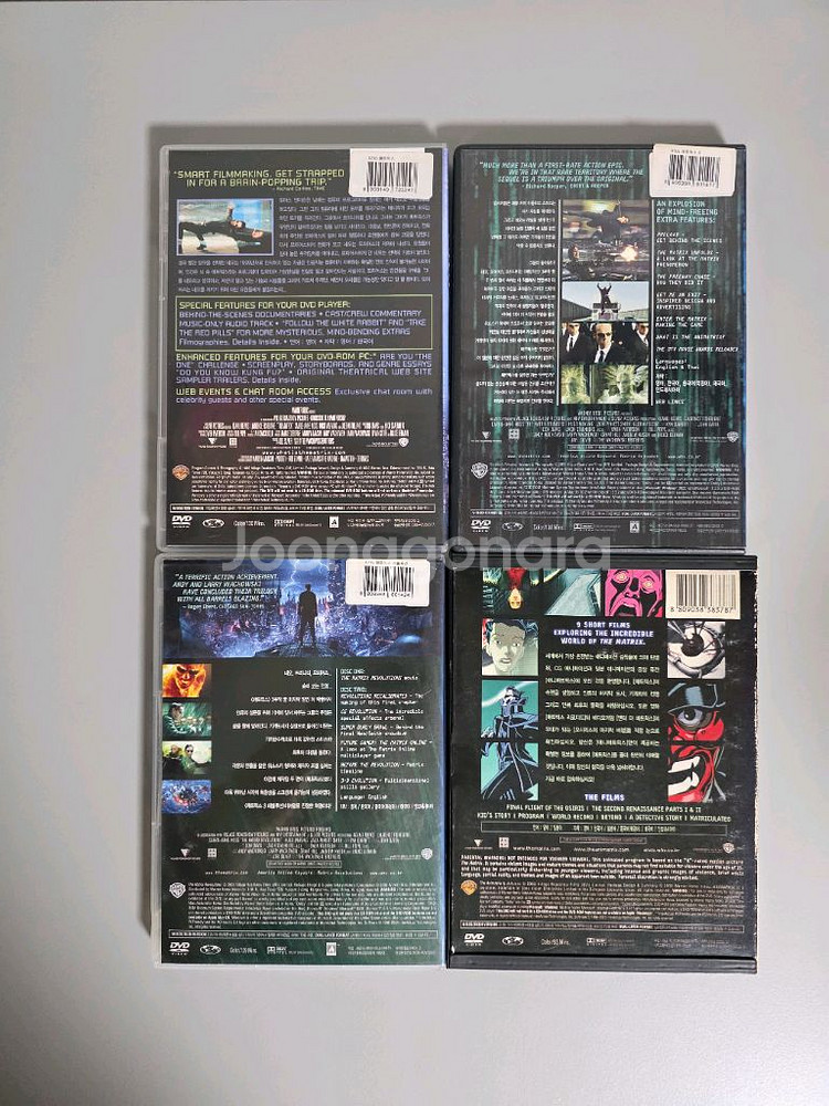 DVD 매트릭스 고전 영화 키아누 리브스 가상현실 SF--1
