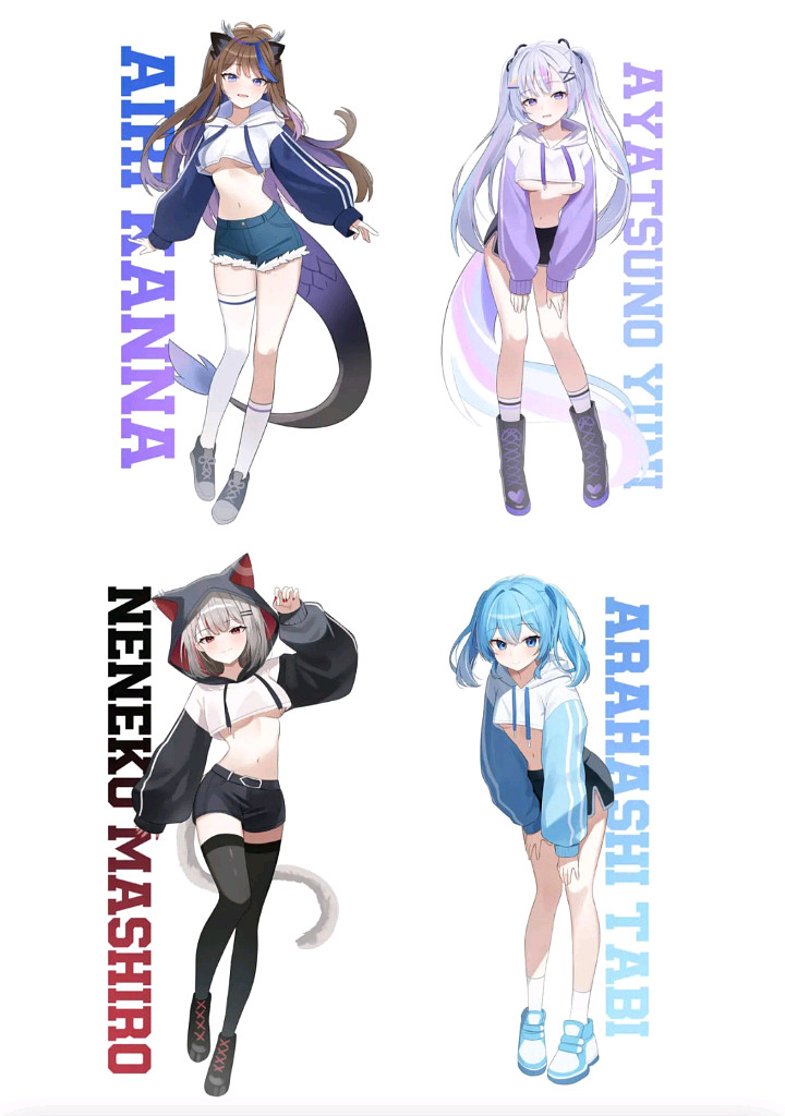 스텔라이브 아크릴 스탠드 모음--3