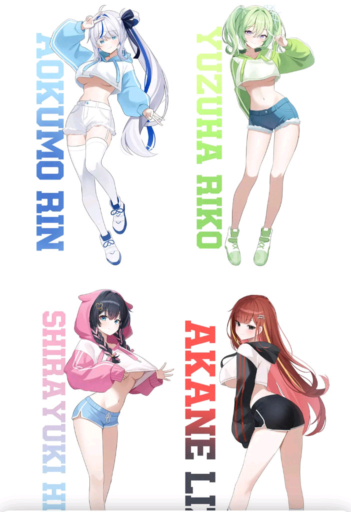 스텔라이브 아크릴 스탠드 모음--4