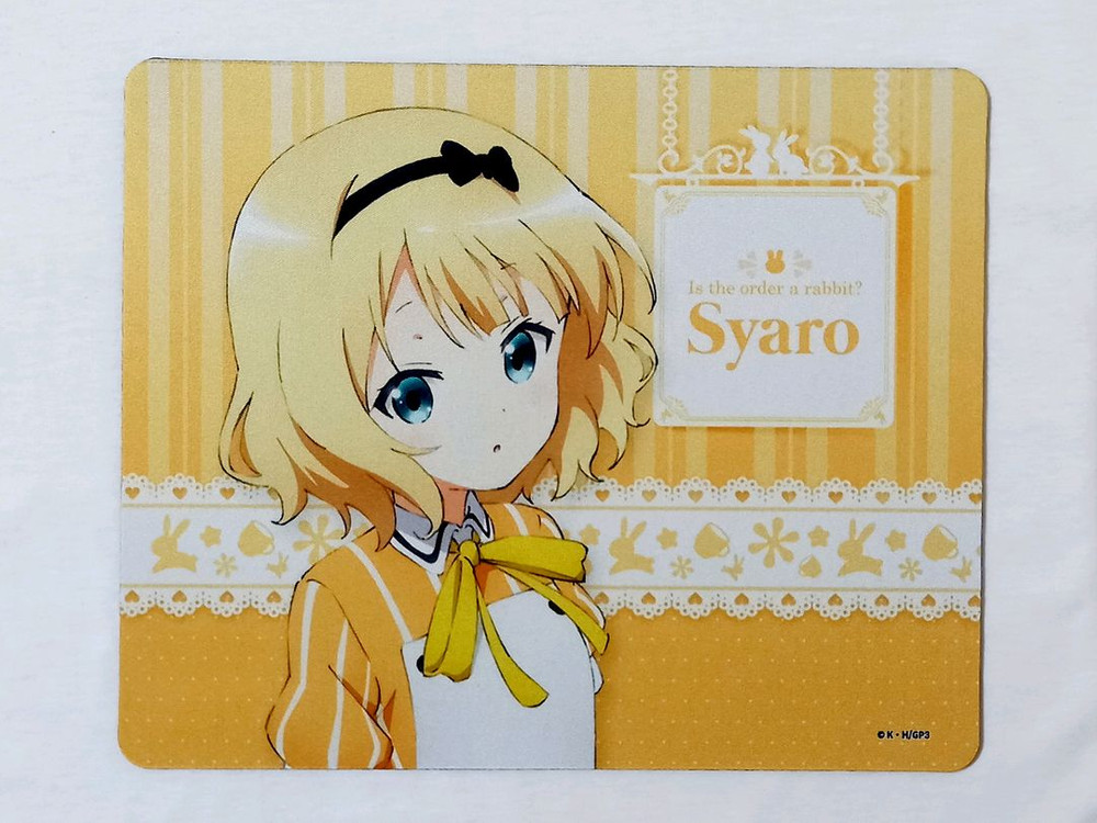 주문은토끼입니까 주문토끼 치야 샤로 마우스패드 이미지