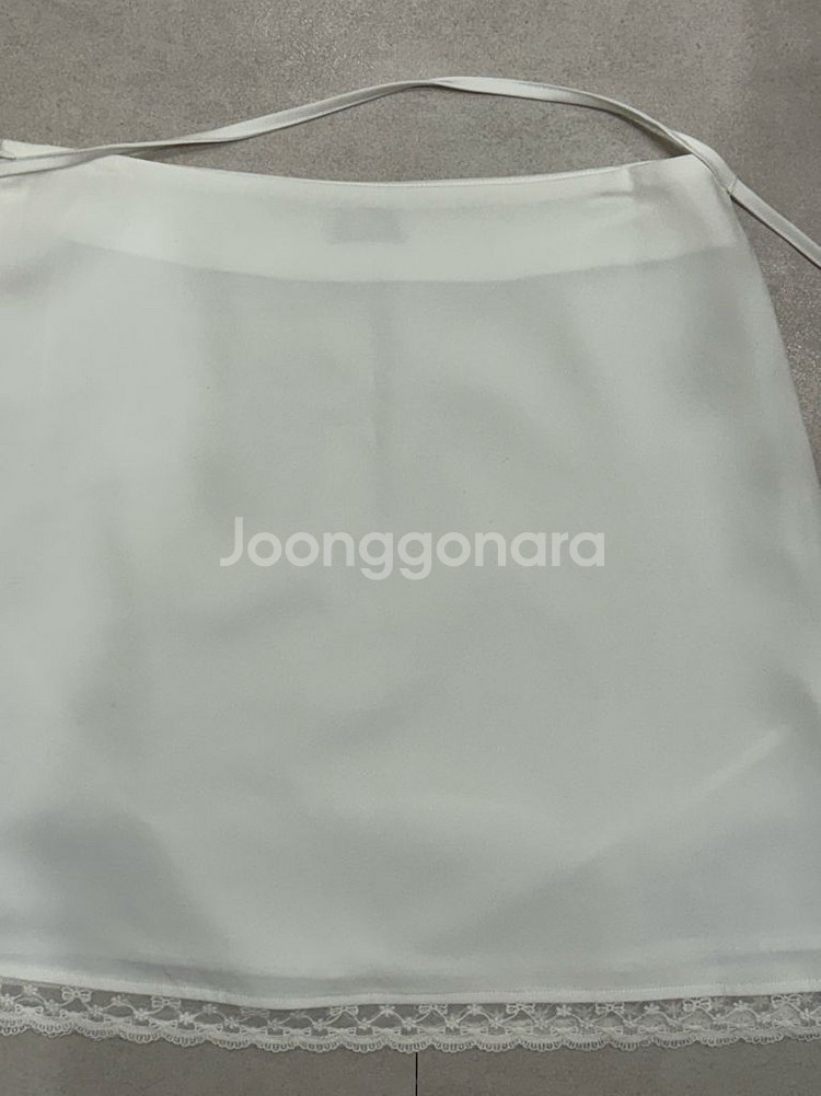 (상태최상) 미케네 델라일라 레이스 미니 스커트 2--4