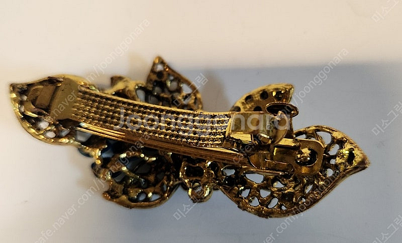 큐빅메탈헤어핀 새상품 미사용(해외구입)--2