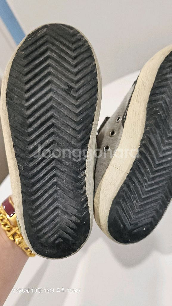 정품)유아 골든구스 스니커즈 25--5