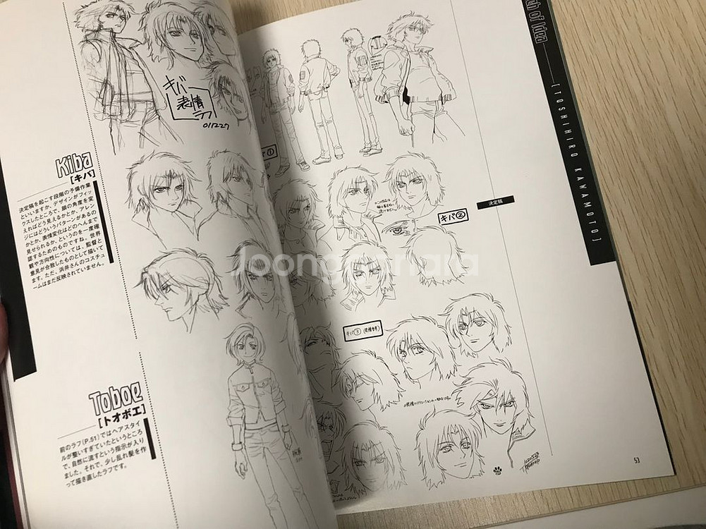 애니 울프스레인 카와모토 토시히로 아트북 화집 화보집--9