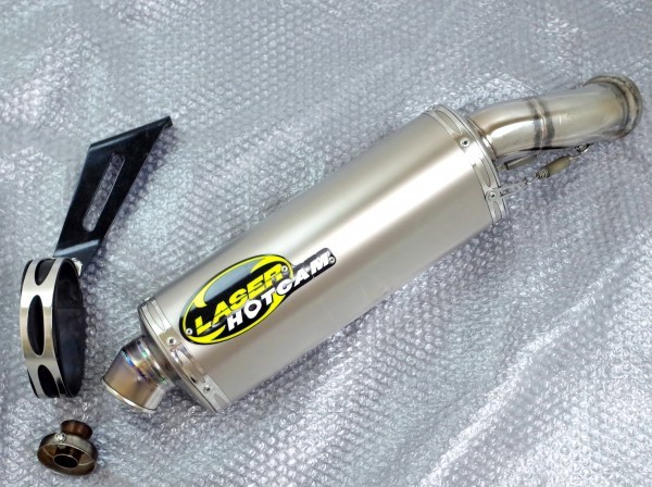 중고BMW K1300R/S 레이져 티탄 슬립온머플러--0