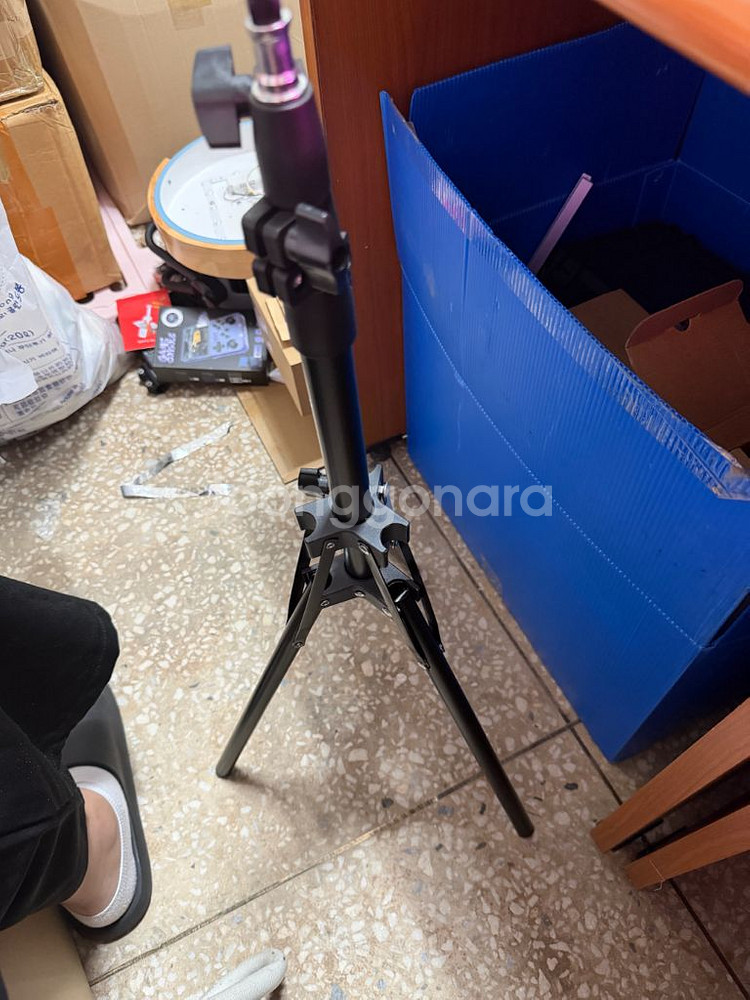 LED 식물 성장등 4구 + 삼각대 새상품--3