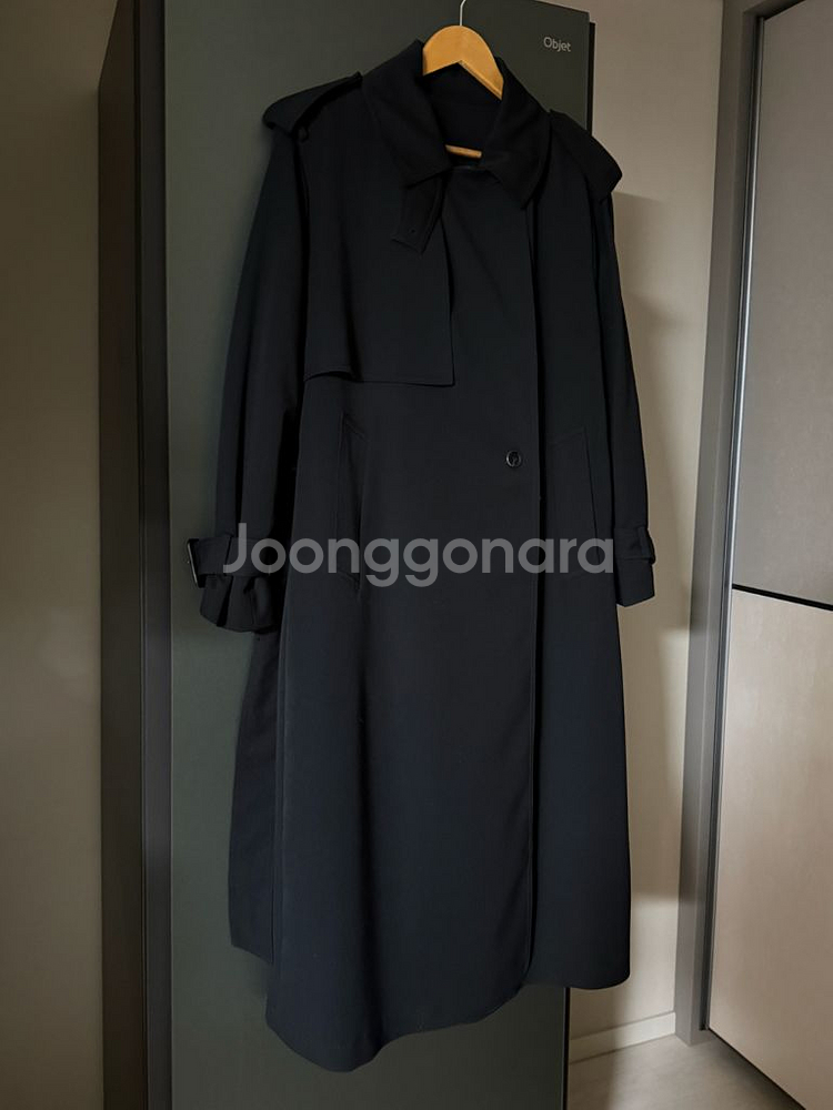 닐바이피 트렌치코트 블랙--5
