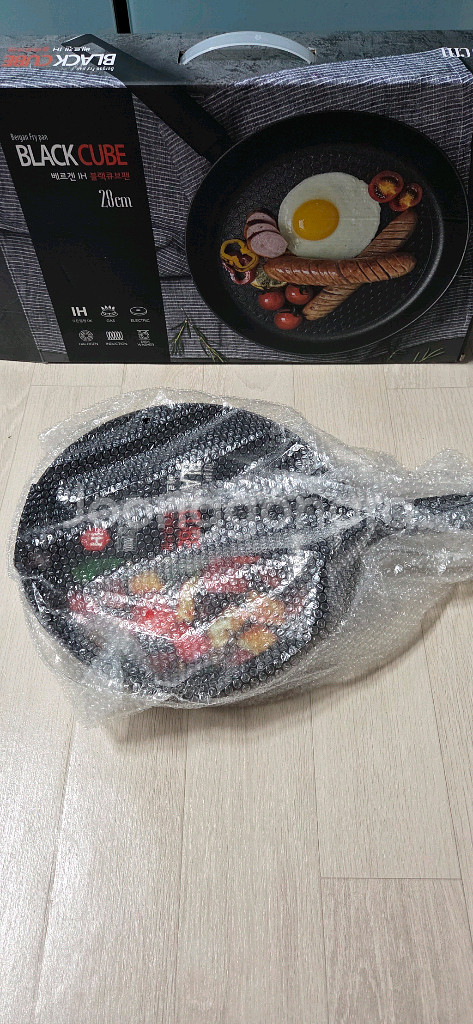 베르겐 IH 블랙큐브 프라이팬 28cm( 미개봉새제품)--1