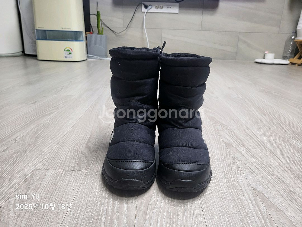 노스페이스 키즈 패딩 부츠 220--1