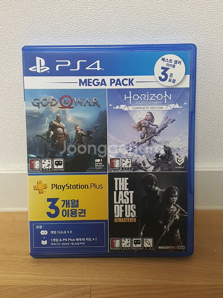 ps4 갓오브워4 + 호라이즌제로던 컴플리트 합본--0