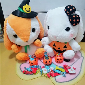일본정품- 할로윈롯삐 빅사이즈 인형(세트)