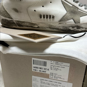 골든구스 남성 실버탭 40사이즈 (새상품)