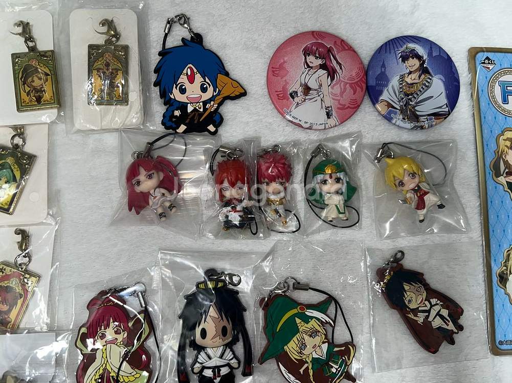 마기 스트랩 키링 가챠 쿠지 뱃지 알라딘 알리바바 일괄--1