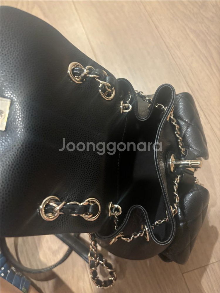 샤넬 쓰리포켓 백팩이고 작고 귀여운 스몰 사이즈--0