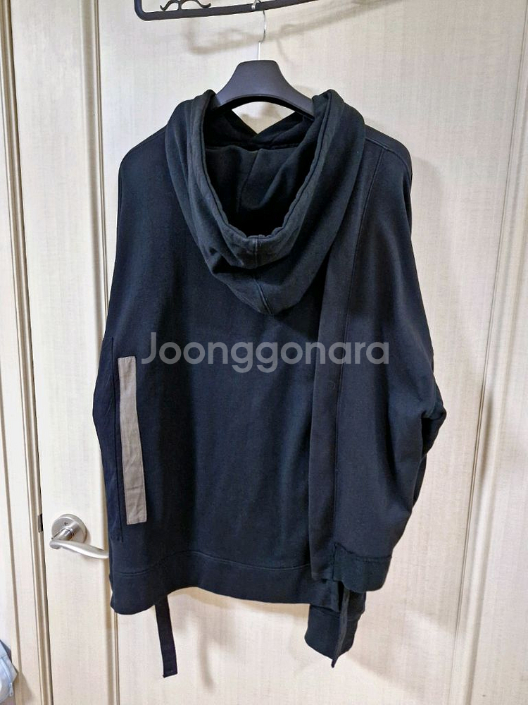 22fw 송지오 옴므 블랙차콜 후드티 48사이즈--1