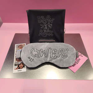 QWER [수면안대(파우치)] + 팝업 쇼핑백