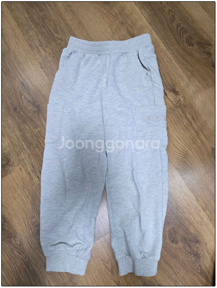 아동 아웃도어 체육복바지 화이트 [130]--1