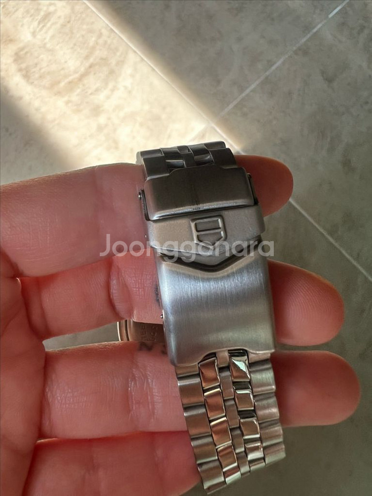 태그호이어 다이버 워치 그린 커스텀 섭마st 상태 최상--5