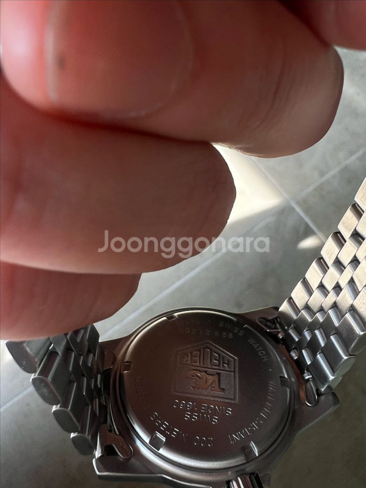 태그호이어 다이버 워치 그린 커스텀 섭마st 상태 최상--4