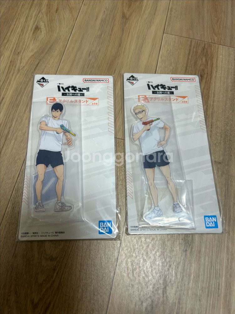 하이큐 제일복권 E상 아크릴스탠드 카게야마 츠키시마--0