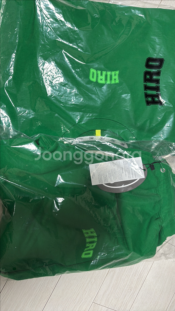 히로 블랭크 조거 스웨트셔츠 그린 150--0