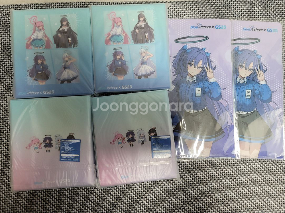 블루아카이브 GS25 콜라보 콜렉터북 1&2차--0