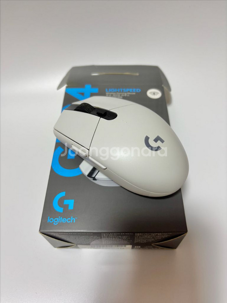 로지텍 G304 무선마우스 화이트--0