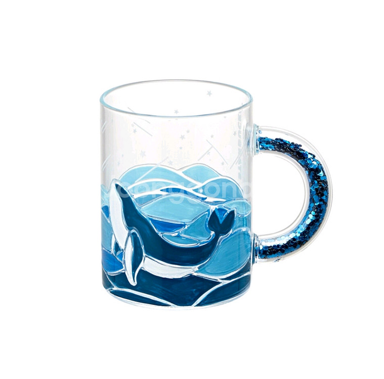 (정가)스타벅스 글리터 핸들 글라스--0