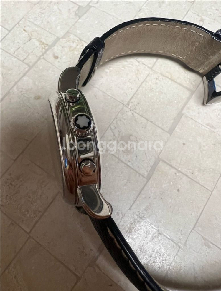 몽블랑 시계 스타 크로노 스틸 36mm 검판--2