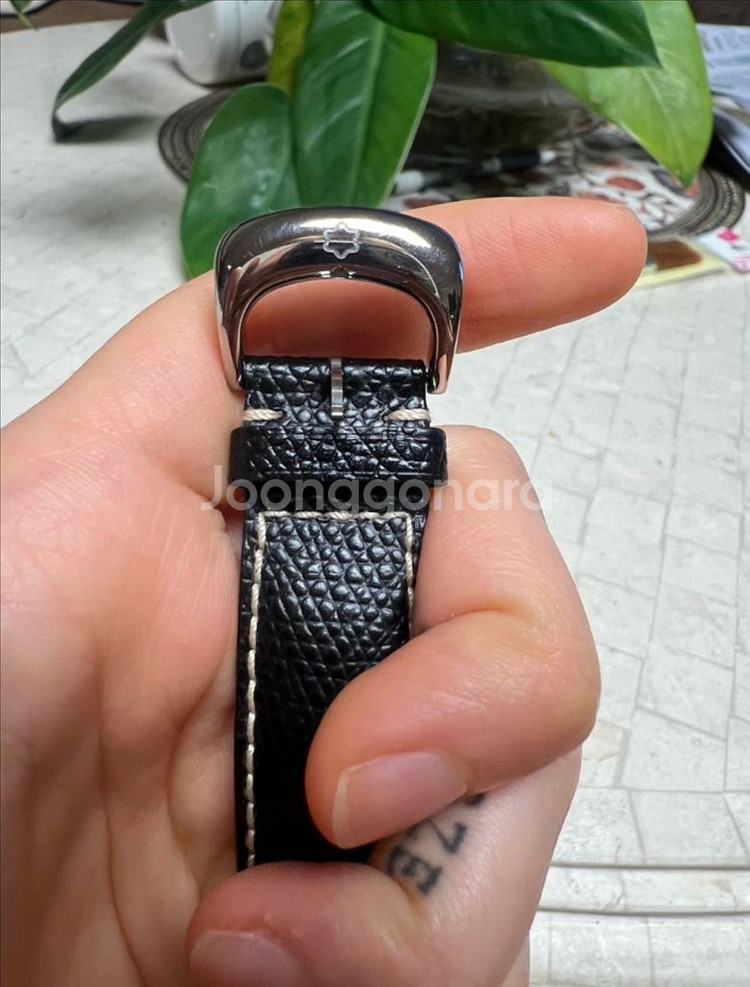 몽블랑 시계 스타 크로노 스틸 36mm 검판--5