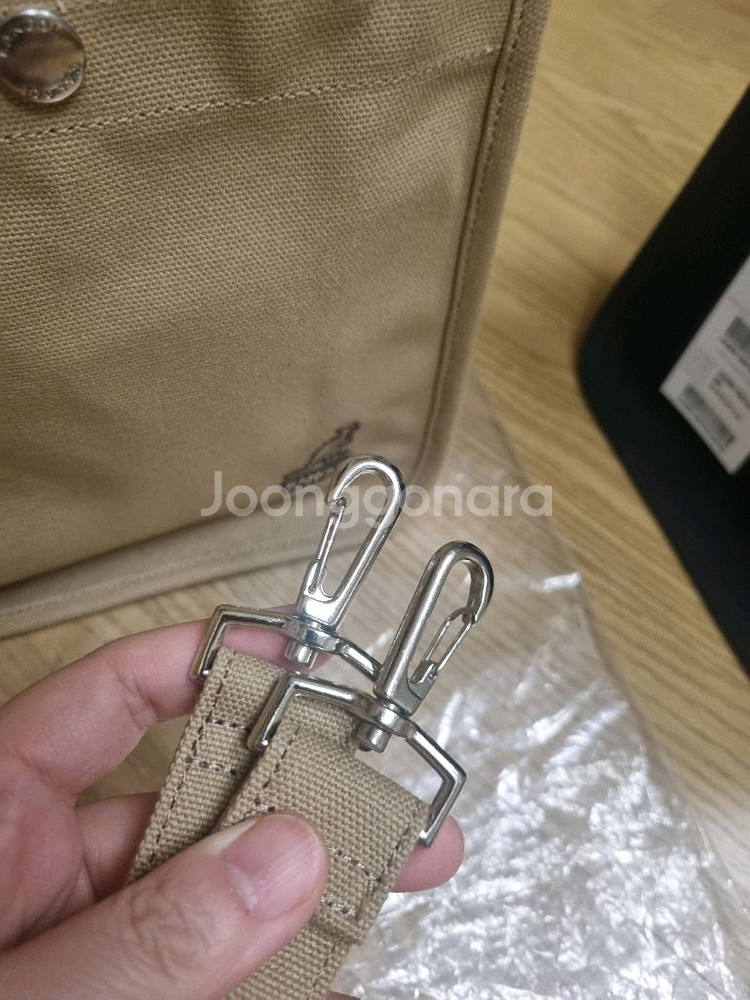 캉골 캔버스 토드백 미니. 베이지. 택제거새상품--1