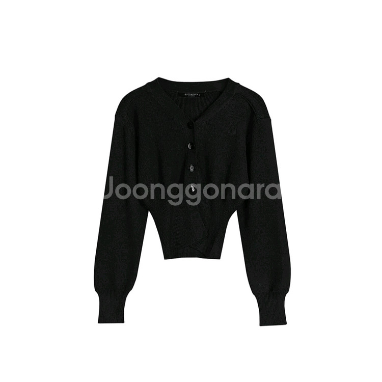 어반드레스 블랙 가디건--4