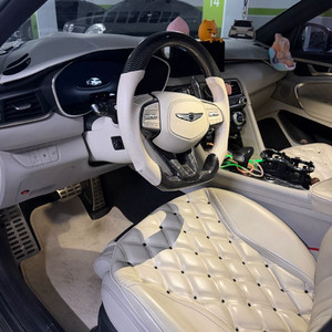 G70 카본 D컷 핸들+신형 에어빽