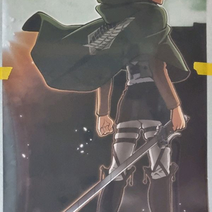 진격의 거인 리바이 아커만 굿즈 반투명 포스터 1장