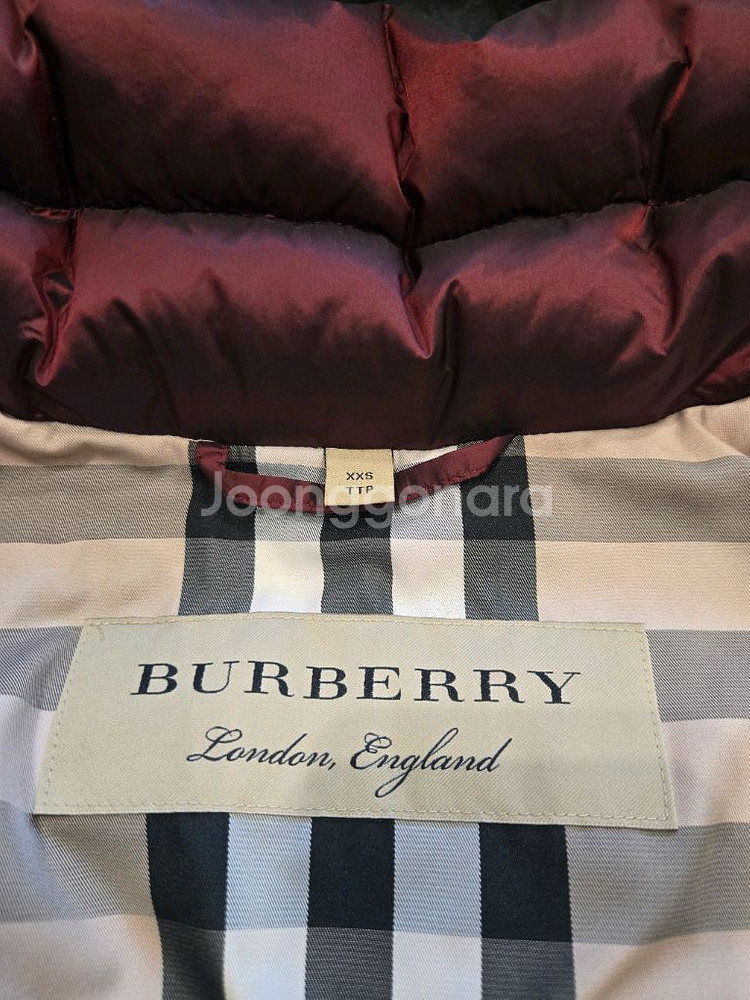 버버리 패딩 (라임필드/라임하우스)--6