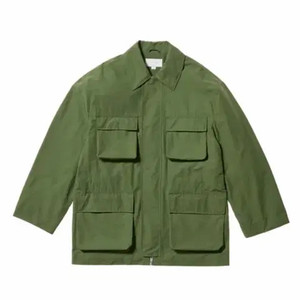 S) 자라 오리진 카키색 오버핏 야상 점퍼 필드자켓