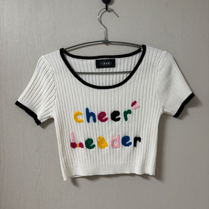 샵사이다 크롭 니트 S