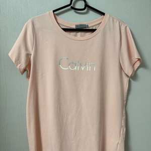 캘빈클라인 여성 핑크 티셔츠 S